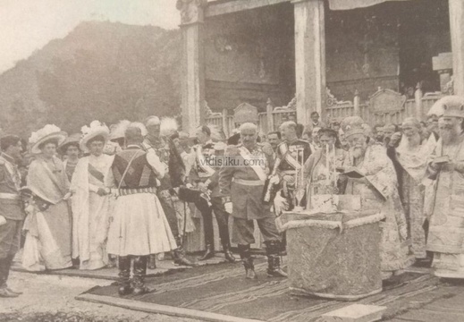 Kralj-Nikola-kamen-temeljac-Cetinje-1910